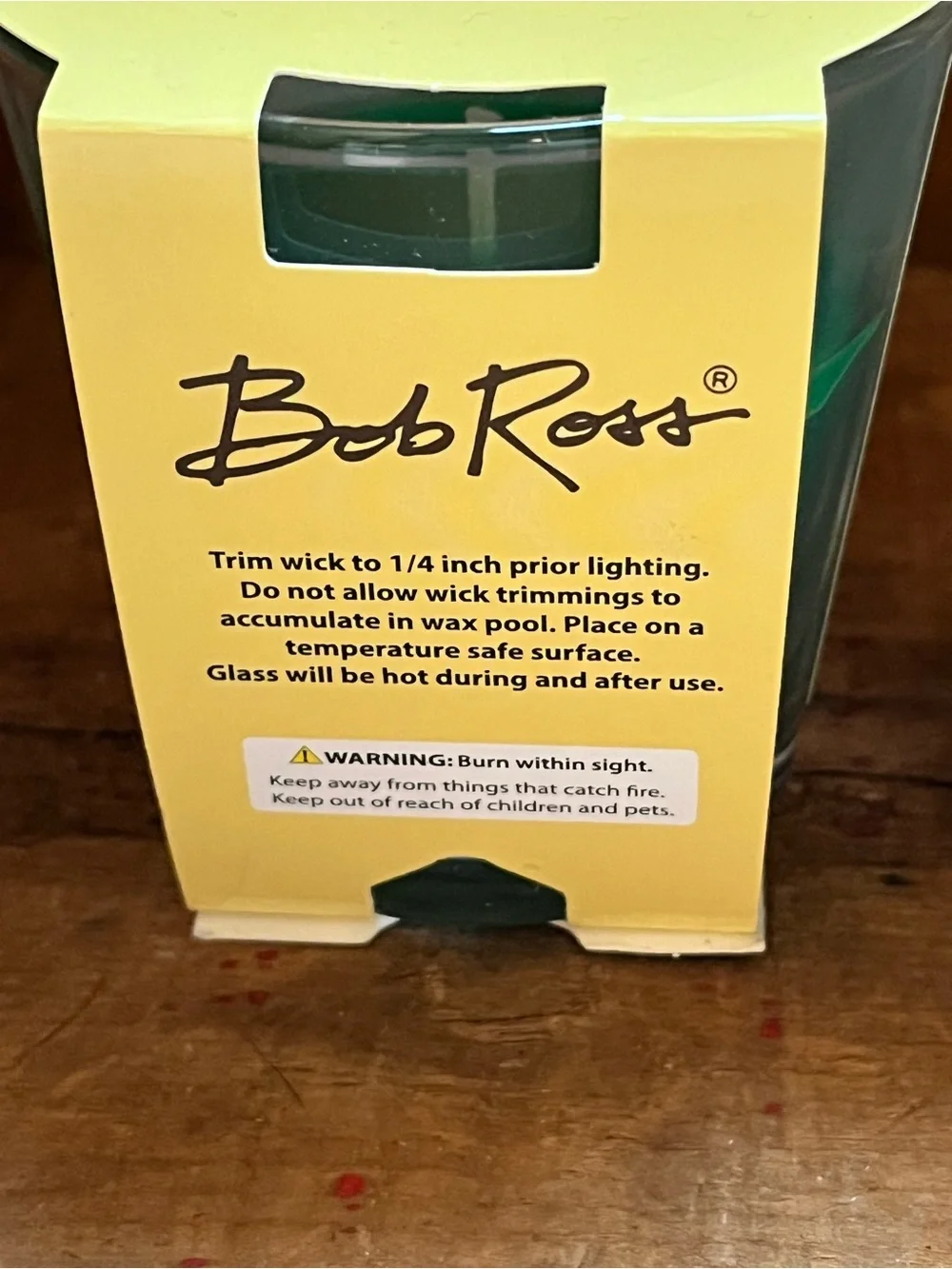 Collection of Bob Ross Scented Candles 3 oz. - Lot of 4 NEW-Gift-Happylittletree